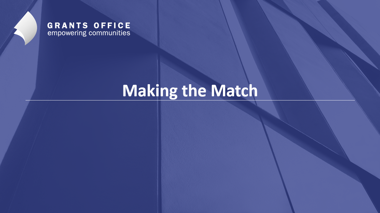 Making the Match